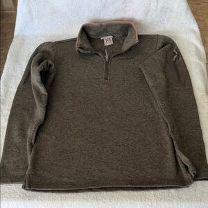 Avalanche Men's Brown Zip-Up Sweater